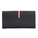 Tommy Hilfiger Charlee Womenbs Leather Flap Wallet Navy