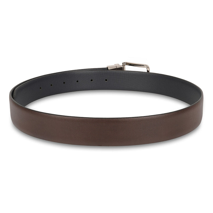 Tommy Hilfiger Edward Mens Reversible Leather Belt Brown