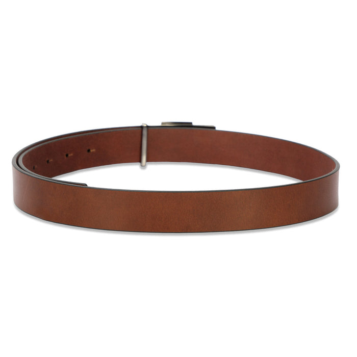 Tommy Hilfiger Leroy Mens Non Reversible Leather Belt Tan