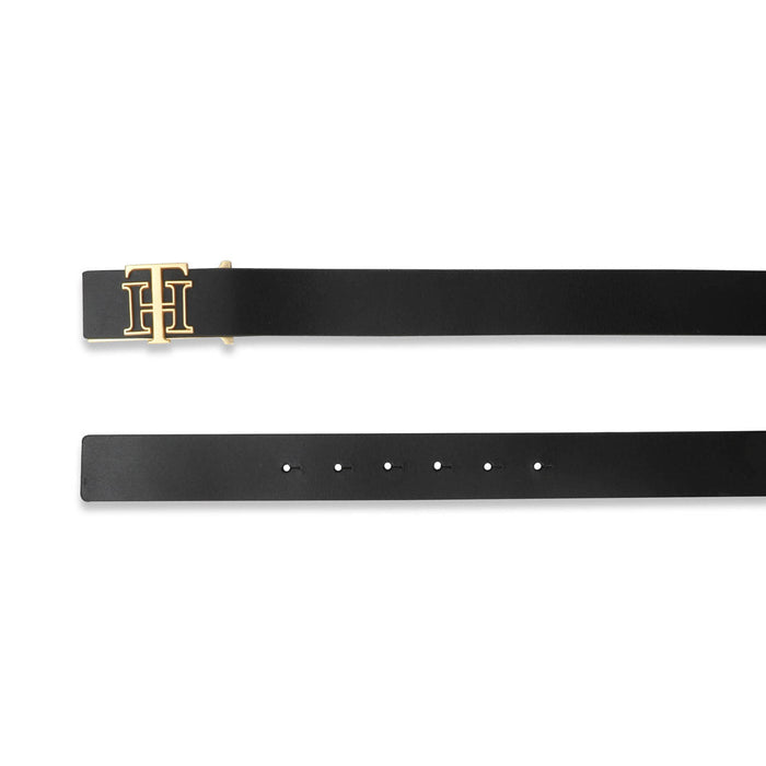 Tommy Hilfiger Leroy Mens Non Reversible Leather Belt Black