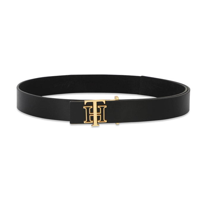 Tommy Hilfiger Leroy Mens Non Reversible Leather Belt Black