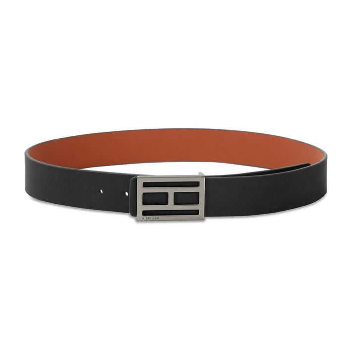 Tommy Hilfiger Frankie Mens Reversible Leather Belt black