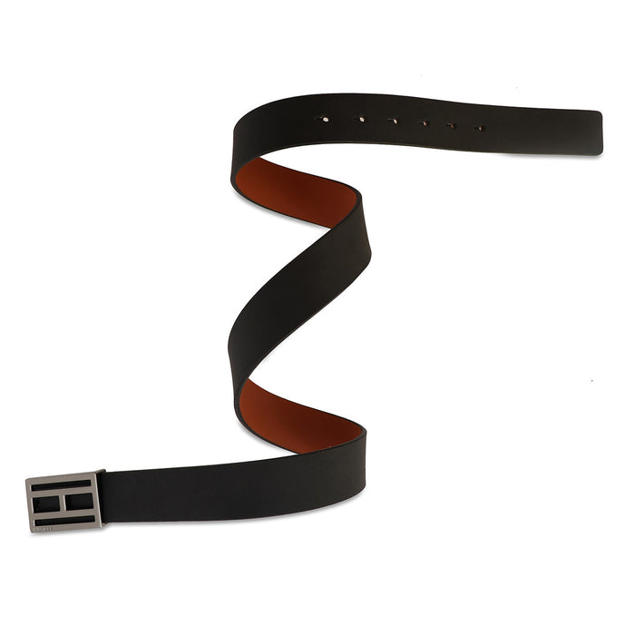 Tommy Hilfiger Frankie Mens Reversible Leather Belt black