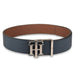 Tommy Hilfiger Jenson Mens Reversible Leather Belt navy