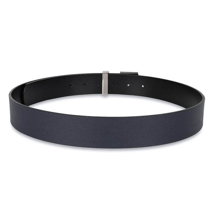 Tommy Hilfiger Sean Mens Reversible Leather Belt Navy