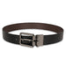 Tommy Hilfiger Sergio Mens Reversible Leather Belt Black