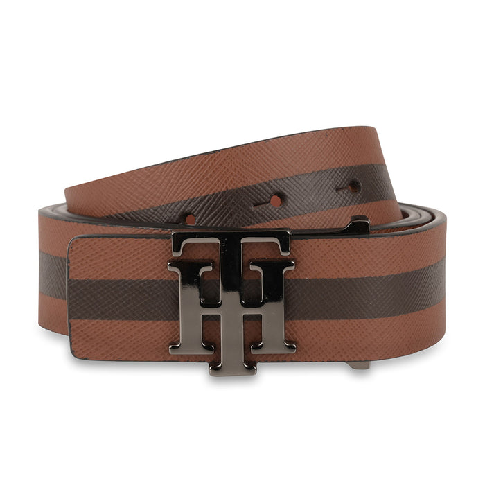 Tommy Hilfiger Dario Mens Reversible Leather Belt tan