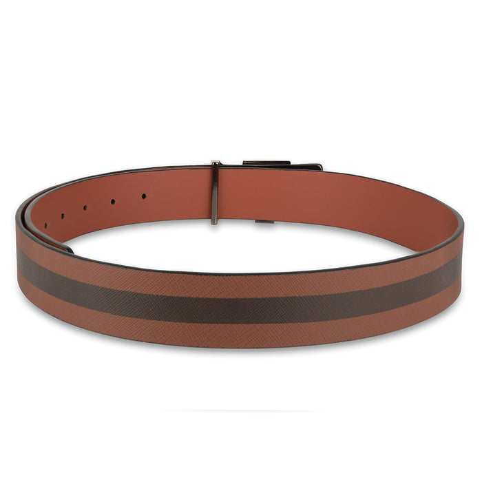 Tommy Hilfiger Dario Mens Reversible Leather Belt tan