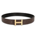 Tommy Hilfiger Ollie Mens Reversible Leather Belt Brown