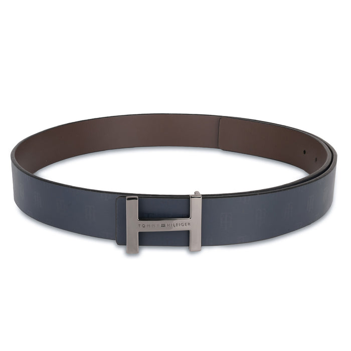 Tommy Hilfiger Ollie Mens Reversible Leather Belt navy