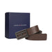 Tommy Hilfiger Beckham Mens Leather Reversible Belt Brown