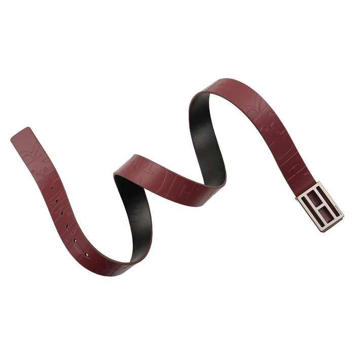 Tommy Hilfiger Beckham Mens Leather Reversible Belt Wine