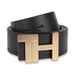 Tommy Hilfiger Otto Mens Reversible Leather Belt Navy