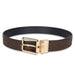 Tommy Hilfiger Teo Mens Leather Reversible Belt Brown