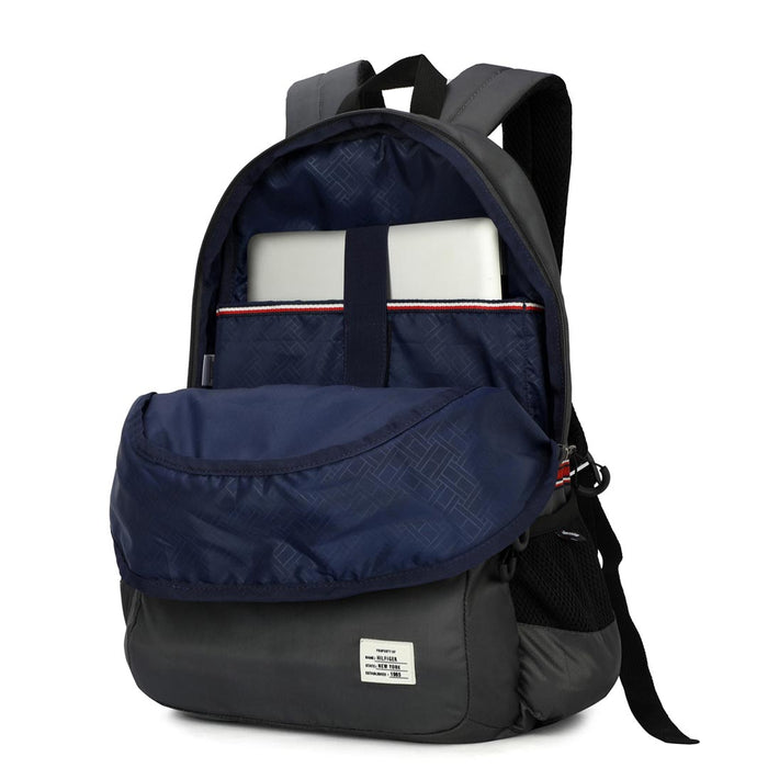 Tommy Hilfiger Emanuel Unisex Polyester Laptop Backpack gray