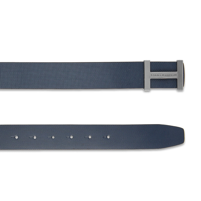 Tommy Hilfiger Geronimo Men Leather Reversible Belt Navy