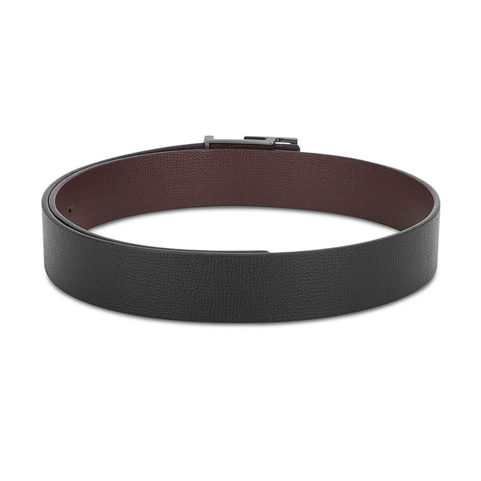 Tommy Hilfiger Denzel Men Leather Reversible Belt Black