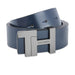 Tommy Hilfiger Cesar Men Leather Reversible Belt Navy