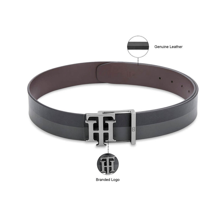 Tommy Hilfiger Ainsley Mens Leather Belt Black