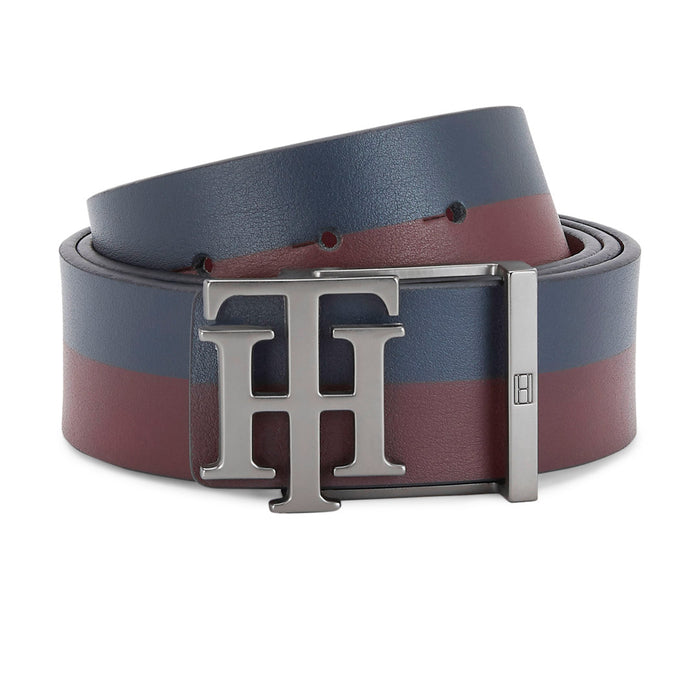 Tommy Hilfiger Ainsley Mens Leather Belt Navy