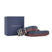 Tommy Hilfiger Ainsley Mens Leather Belt Navy