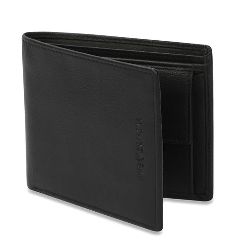 The Vertical Magnum Men Leather Global Coin Wallet Black