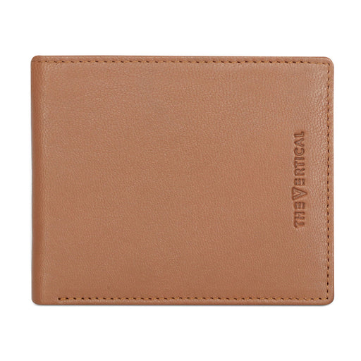 The Vertical Magnum Men Leather Global Coin Wallet Tan