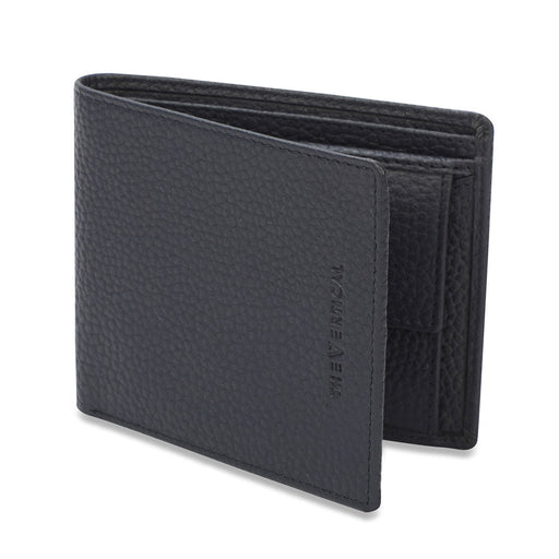 The Vertical Milenia Men Leather Global Coin Wallet Navy