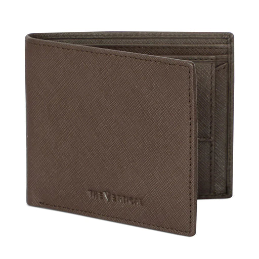 The Vertical Maestro Men Leather Global Coin Wallet Brown