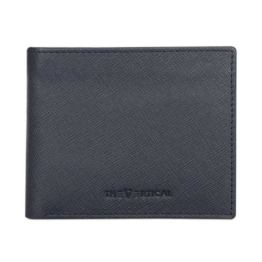 The Vertical Maestro Men Leather Global Coin Wallet navy