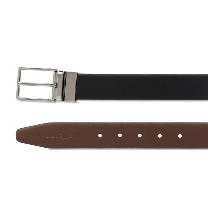 The Vertical Milenie Men Leather Reversible Belt