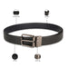 Tommy Hilfiger Ferris Men Leather Reversible Belt Black