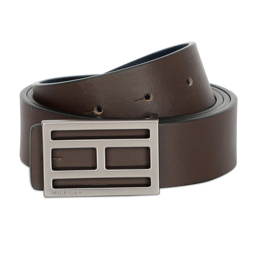 Tommy Hilfiger Carno Men Leather Reversible Belt Brown