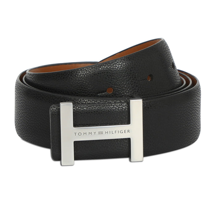 Tommy Hilfiger Broderick Men Leather Reversible Belt black