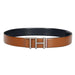 Tommy Hilfiger Welling Men Leather Reversible Belt Tan