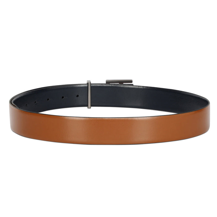 Tommy Hilfiger Welling Men Leather Reversible Belt Tan