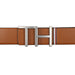 Tommy Hilfiger Welling Men Leather Reversible Belt Tan