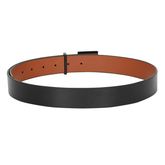 Tommy Hilfiger Cusack Men Leather Reversible Belt Black