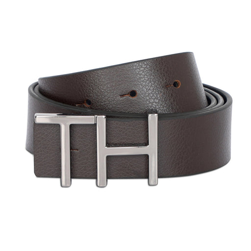 Tommy Hilfiger Cusack Men Leather Reversible Belt Brown