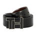 Tommy Hilfiger Dobler Men Leather Reversible Belt Black