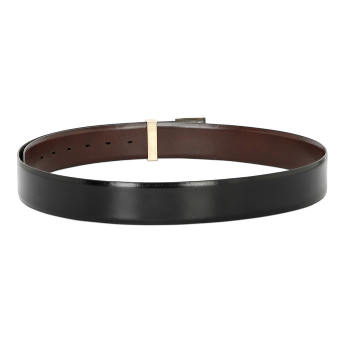 Tommy Hilfiger Dobler Men Leather Reversible Belt Black