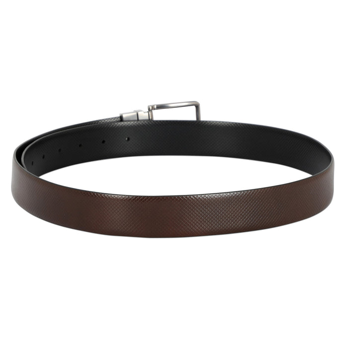 Tommy Hilfiger Spier Men Leather Reversible Belt Brown