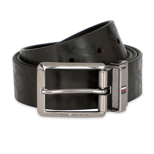 Tommy Hilfiger Honor Men Leather Reversible Belt Brown