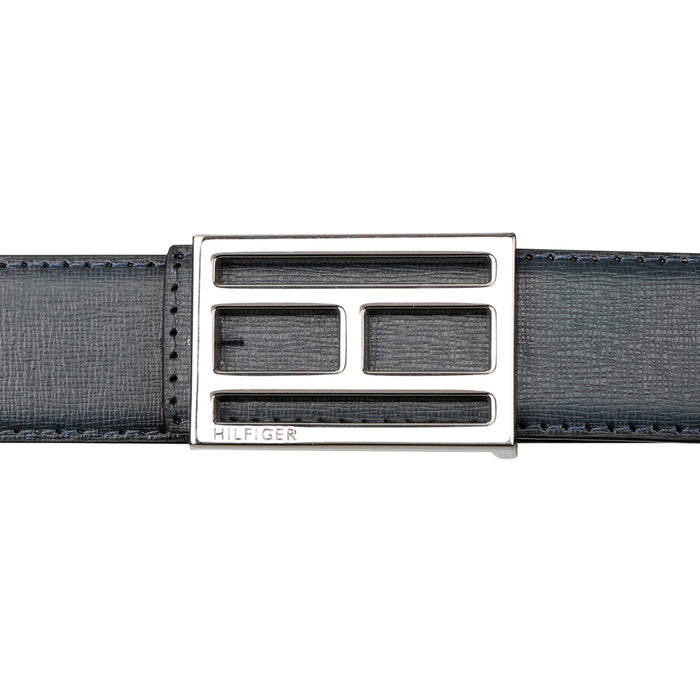 Tommy Hilfiger Batley Mens Leather Reversible Belt navy