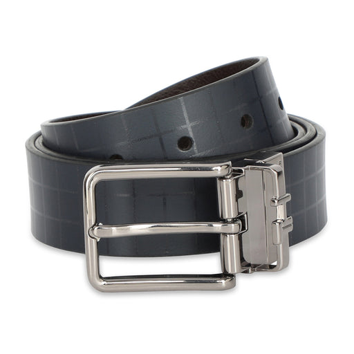 Tommy Hilfiger Luxem Mens Leather Reversible Belt navy