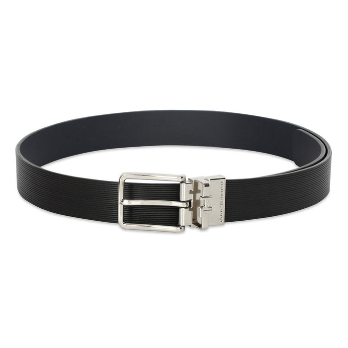 Tommy Hilfiger Morley Men Leather Reversible Belt black