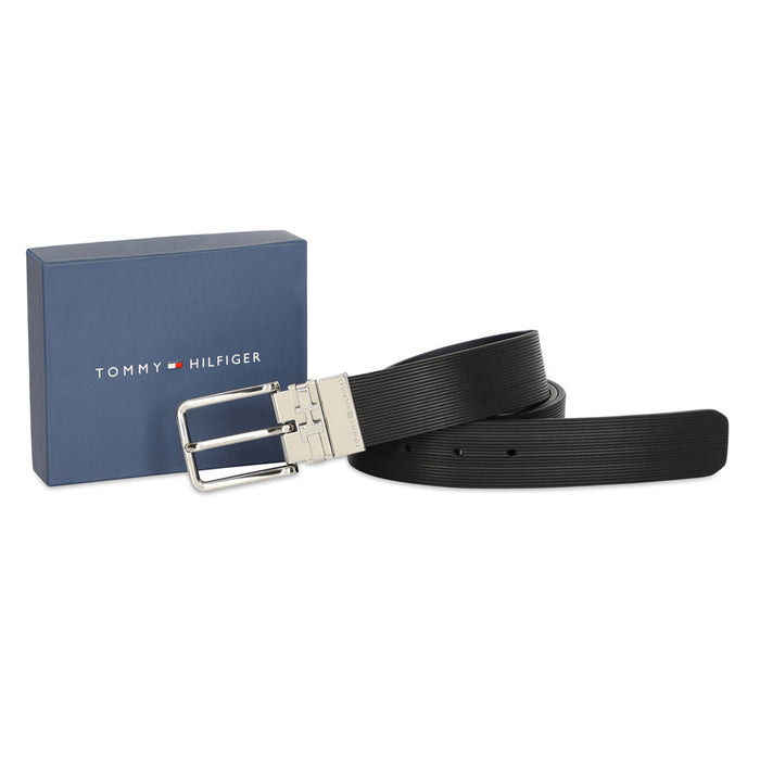 Tommy Hilfiger Morley Men Leather Reversible Belt black