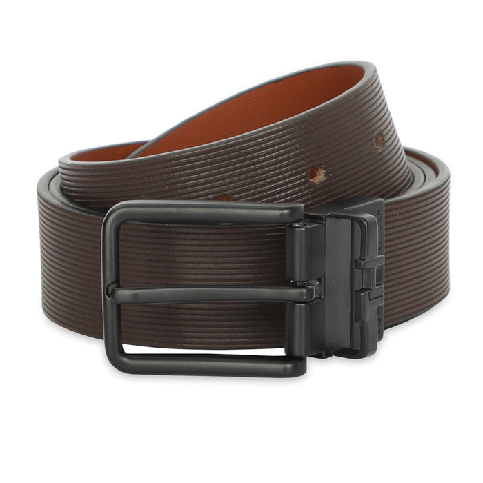 Tommy Hilfiger Morley Men Leather Reversible Belt brown