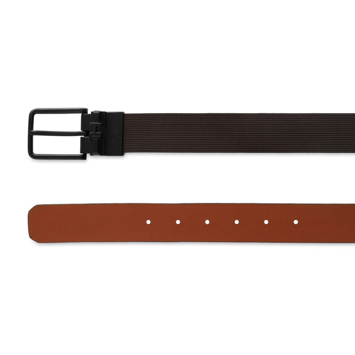 Tommy Hilfiger Morley Men Leather Reversible Belt brown