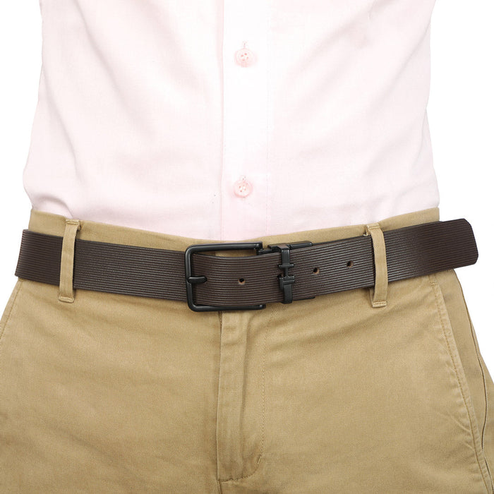 Tommy Hilfiger Morley Men Leather Reversible Belt brown